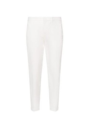 Fay Capri Pants In Cotton Gabardine