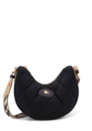 Burberry Horseshoe Nylon Shoulder Bag