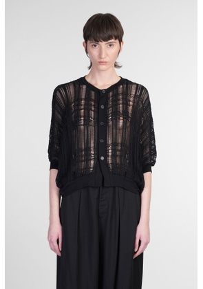 Yohji Yamamoto Topwear In Black Cotton