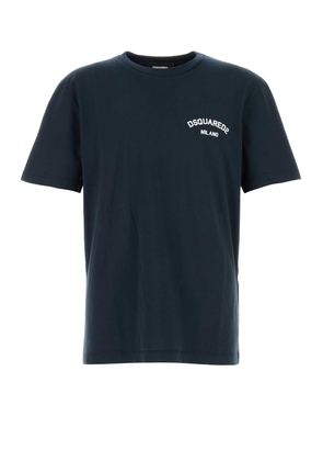 Dsquared2 Dark Blue Cotton T-shirt