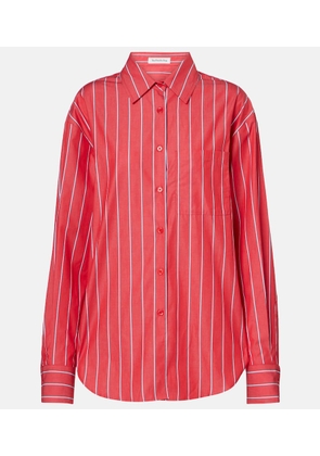 The Frankie Shop Lui striped cotton poplin shirt