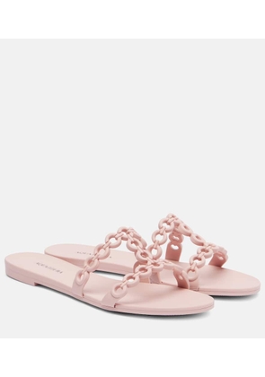 Aquazzura Infinity Chain Jelly slides
