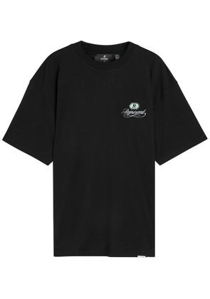 Represent Grand Vintage Hand Drawn Cotton T-shirt - Black - XL