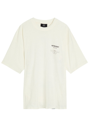 Represent Revere Manor Printed Cotton-blend T-shirt - White - XL