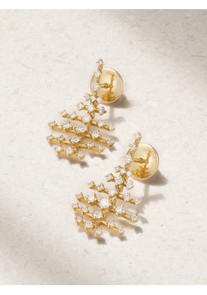 Fernando Jorge - Disco Mini 18-karat Gold Diamond Earrings - One size