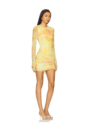 AFRM Mirza Mini Dress in Yellow. Size 3X. Also in 1X, 2X, L, XL, XXL.