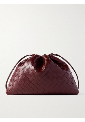 Bottega Veneta - Intrecciato Leather Pouch - Burgundy - One size