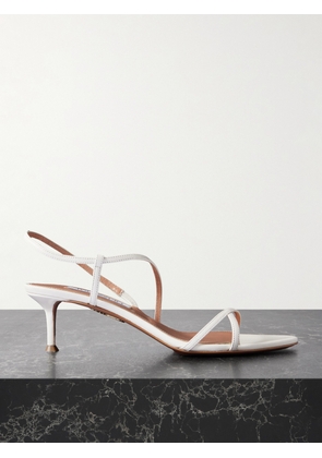 Aquazzura - Tease 50 Leather Sandals - White - IT36,IT36.5,IT37,IT37.5,IT38,IT38.5,IT39,IT39.5,IT40,IT40.5,IT41,IT41.5,IT42