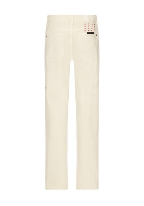 Ksubi Hazlow Jeans in Cream. Size 30. Also in 29, 32, 33, 36.