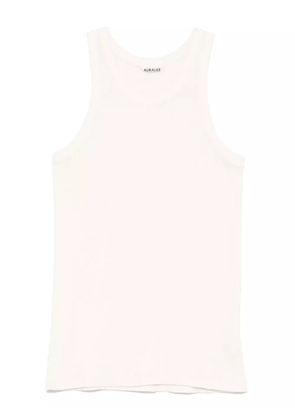 Auralee cotton tank top - Neutrals