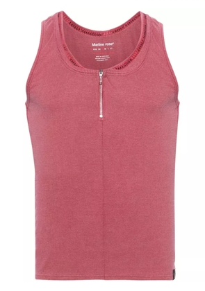 Martine Rose layered ribbed tank top - Pink