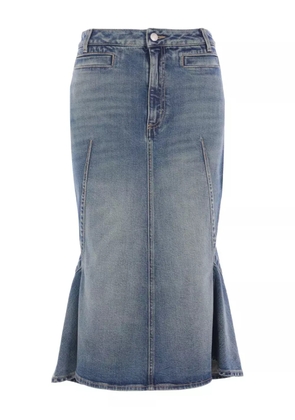 Alexander McQueen Kickback skirt - Blue