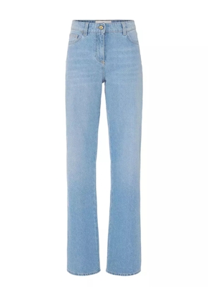 Elisabetta Franchi rhinestone-embellished jeans - Blue