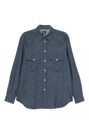 Doppiaa double-pocket denim shirt - Blue
