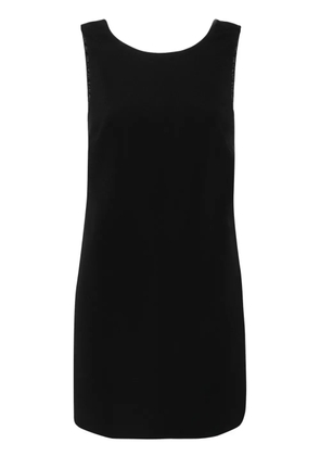 Elisabetta Franchi V-neck cady minidress - Black