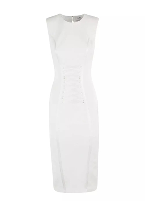 Elisabetta Franchi open-back midi dress - White