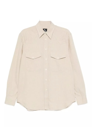 Doppiaa double-pocket shirt - Neutrals
