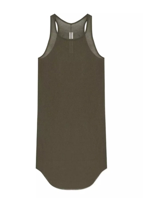Rick Owens ribbed racerback tank top - Green