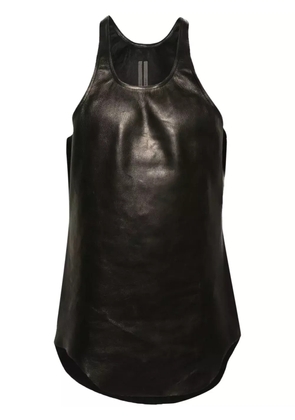 Rick Owens leather tank top - Black