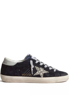 Golden Goose Super-Star glitter-detail sneakers - Blue