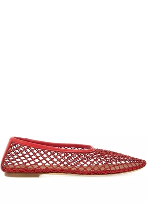 STAUD cut-out flat sandals - Red