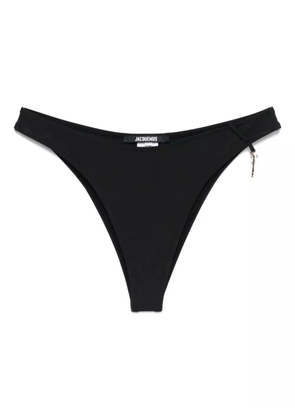 Jacquemus Le Bas De Maillot Signature bikini bottoms - Black
