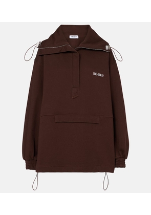 The Attico Cotton fleece sweatshirt