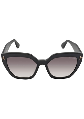 Tom Ford Phoebe Grey Butterfly Ladies Sunglasses FT0939 01B 56