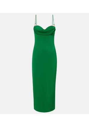 Rebecca Vallance Erin draped jersey cocktail dress