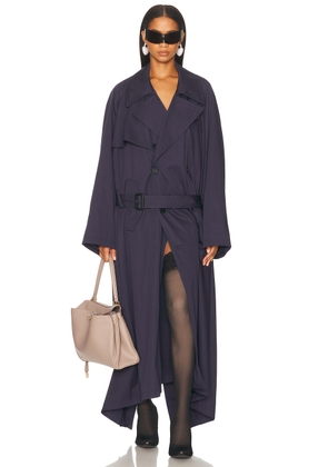 トレンチコート Balenciaga DRAPED NECK MIDI TRENCH DRAPED NECK MIDI TRENCH 839117/TSP139772 | Bruna Rosso
