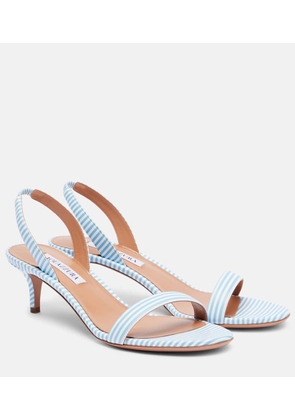 Aquazzura So Nude 50 striped sandals
