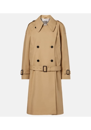 Acne Studios Cotton satin trench coat