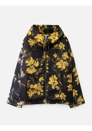 Painted bleached flower Jacket