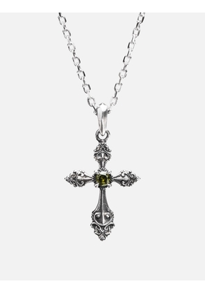 Oxidised Cross Pendant Necklace