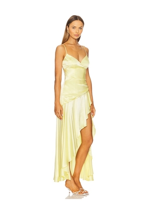 Bardot Sorella Midi Dress in Lemon. Size 12. Also in 10, 2, 4, 8.
