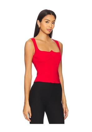 Camila Coelho Antonella Top in Red. Size L. Also in M, S, XL, XS, XXS.