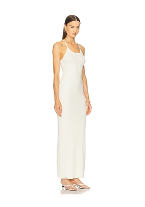 Eterne Tank Maxi Dress in Cream. Size L. Also in S, XL.