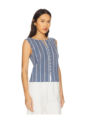 Free People Tilly Vest in Navy. Size M. Also in L, S, XL, XS.