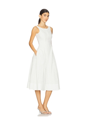 For Love & Lemons Handkerchief Midi Dress in White. Size M. Also in S.