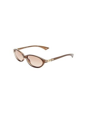 Le Specs Duskfall Sunglasses in Brown.