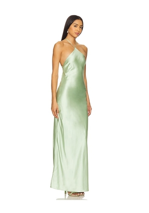 Line & Dot x REVOLVE Kira Maxi Dress in Sage. Size M. Also in L, S, XL, XS.