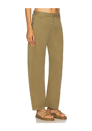 NILI LOTAN Tribeca Pant in Olive. Size 10. Also in 2, 8.