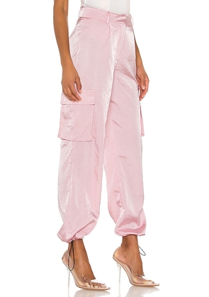 superdown Seleste Drawstring Jogger Pant in Pink. Size M. Also in L, S, XS, XXS.