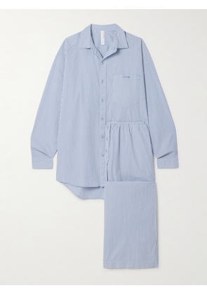 SKIMS - Oversized Sleep Set - Cadet Stripe - Blue - XXS,XS,S,M,L,XL