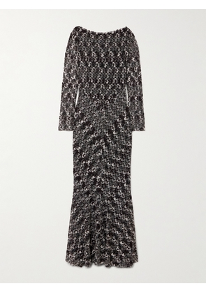 Missoni - Metallic Crochet-knit Maxi Dress - Black - IT38,IT40,IT42,IT44,IT46