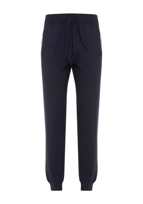 Cruciani cotton-blend straight-leg trousers - Blue