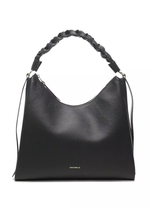Coccinelle Boheme braided-handle shoulder bag - Black