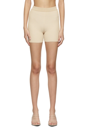 JACQUEMUS Beige 'Le Short Arancia' Shorts