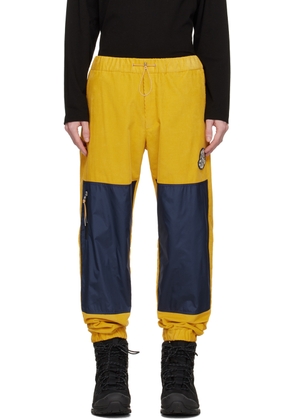 Moncler Yellow Colorblock Lounge Pants