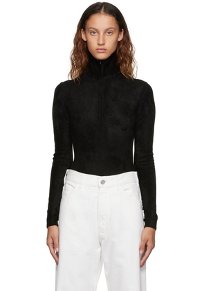 ALAÏA Black Turtleneck Bodysuit
